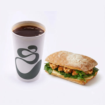 Combo Monchys: chapata con café del día