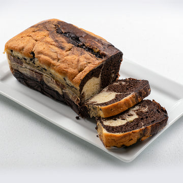 Panqué marmoleado de Pastelería Monchys