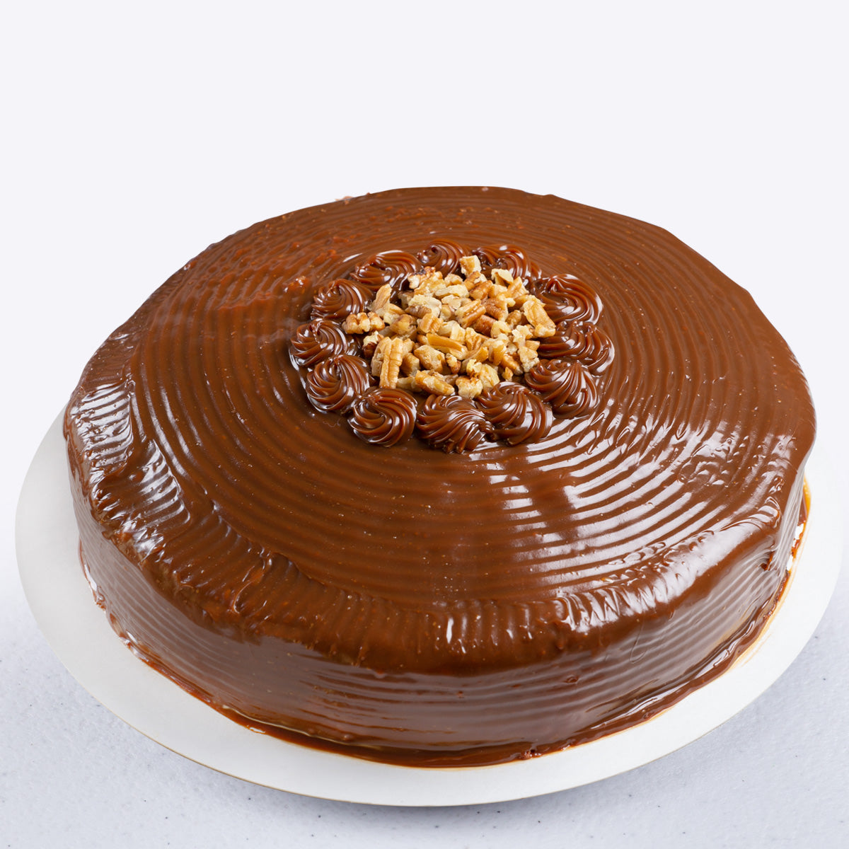 Pastel de Nuez con Cajeta